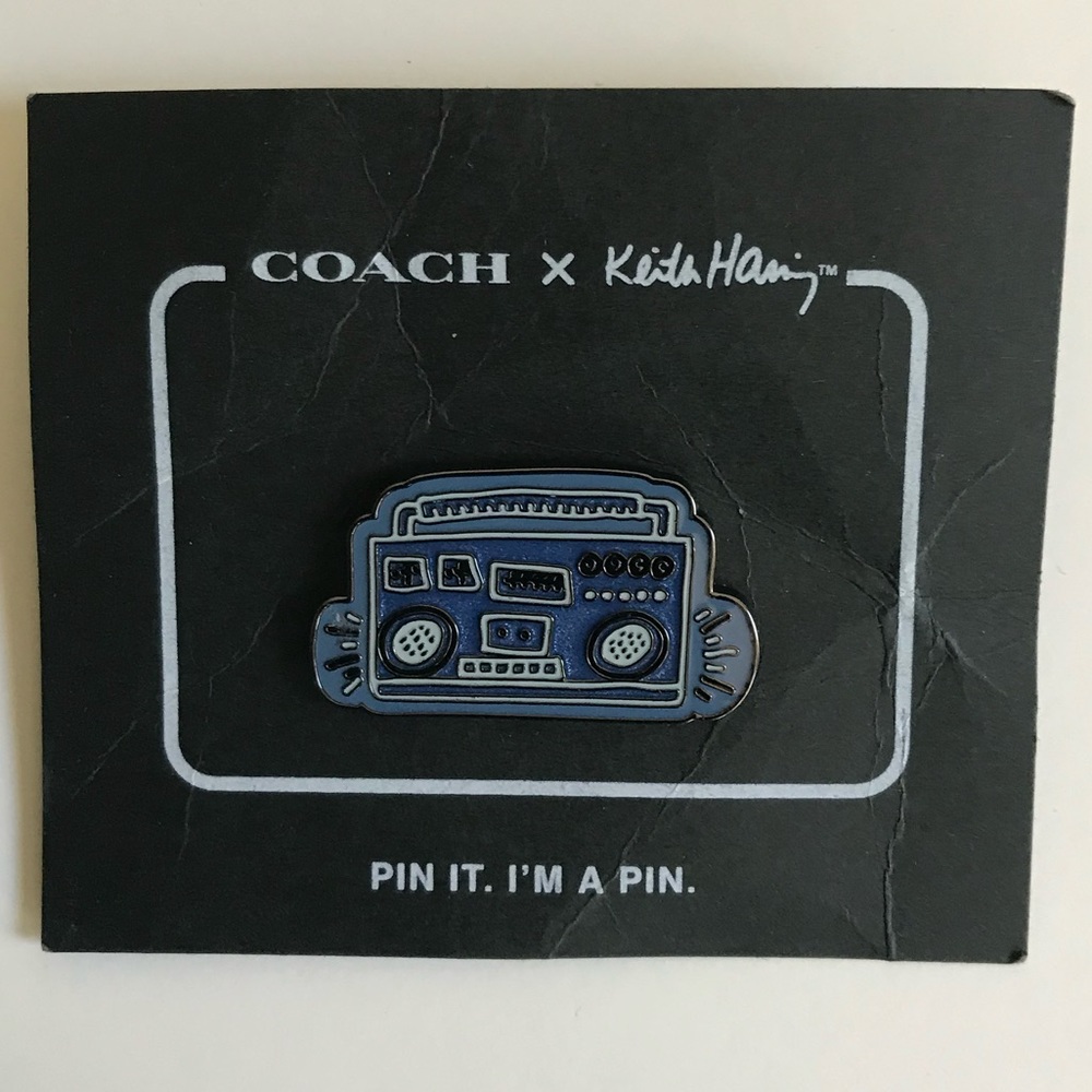 Coach x Keith Haring Boombox Pin (w gift box)
